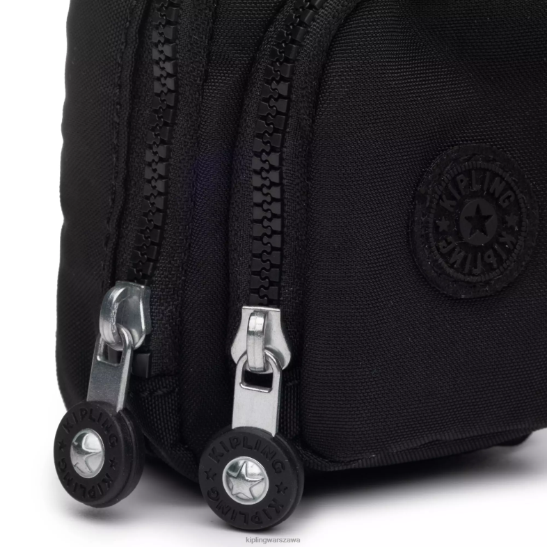Kipling prawdziwa czerń dla obu płci seul minibreloczek PXR6L616