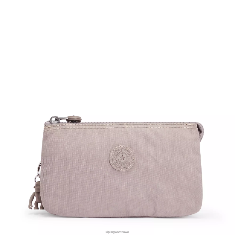 Kipling szary gris dla obu płci duża torba na kreatywność PXR6L533