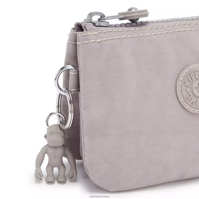 Kipling szary gris dla obu płci kreatywność mała torebka PXR6L558