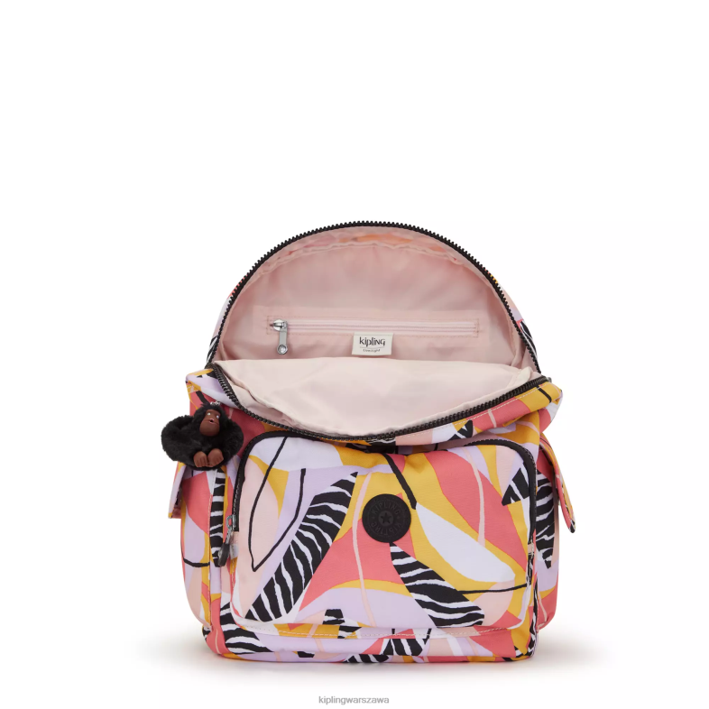 Kipling abstrakt urlopu dla obu płci miejski plecak z nadrukiem PXR6L339