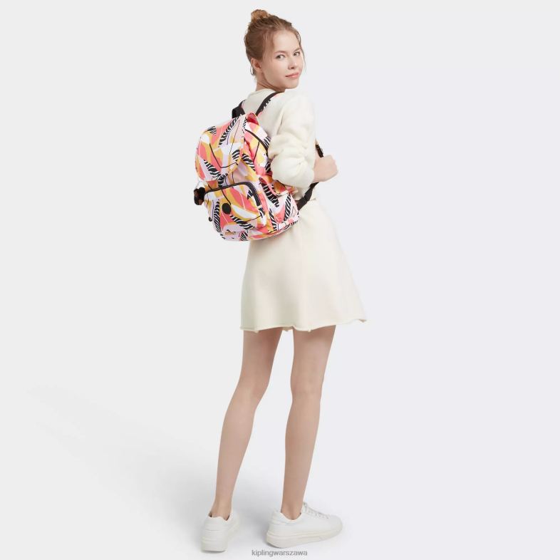 Kipling abstrakt urlopu dla obu płci miejski plecak z nadrukiem PXR6L339