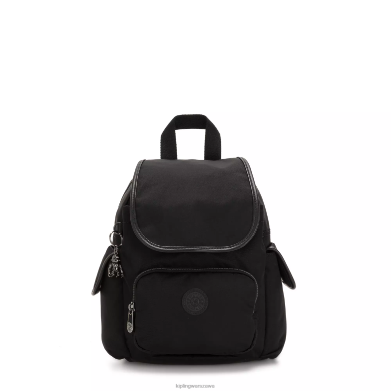 Kipling bogata czerń dla obu płci miniplecak miejski PXR6L395