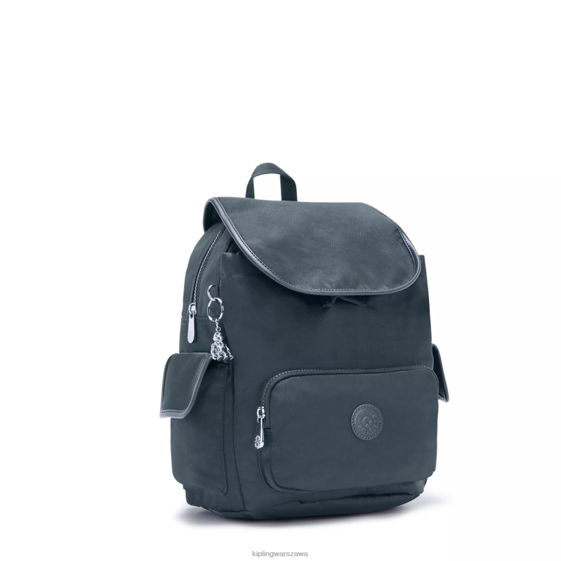 Kipling bogaty niebieski dla obu płci mały plecak miejski PXR6L358