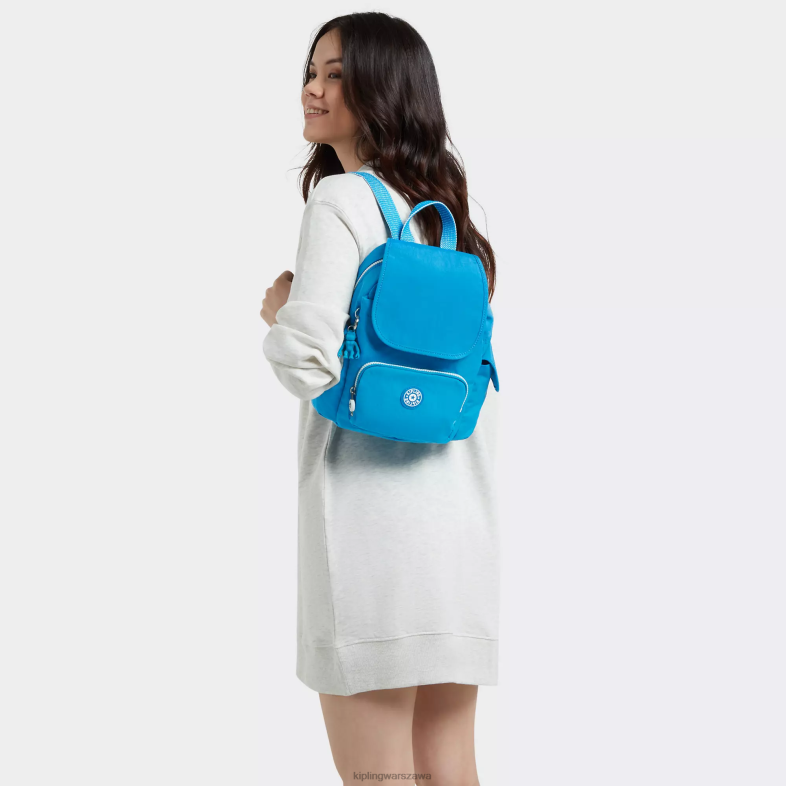 Kipling chętny niebieski dla obu płci miniplecak miejski PXR6L414
