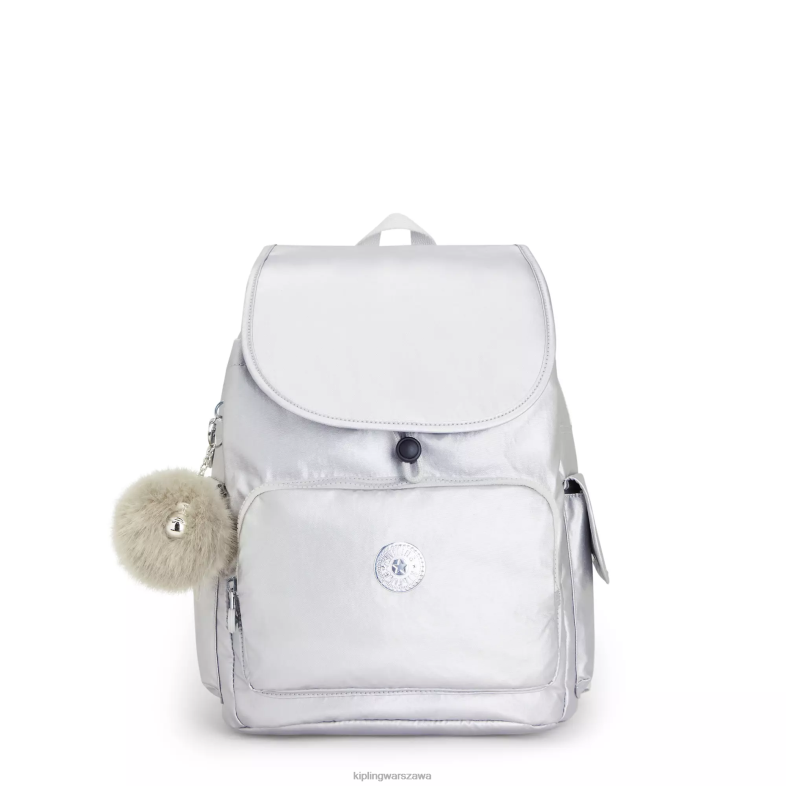 Kipling cukierki metaliczne dla obu płci pakiet miejskimetalowy plecak PXR6L341