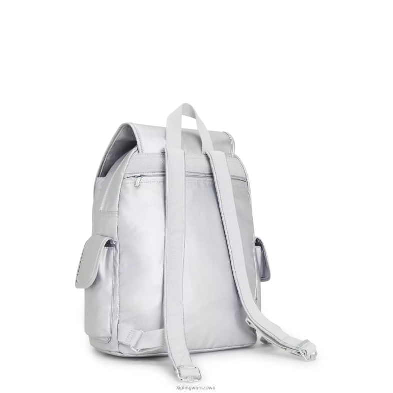 Kipling cukierki metaliczne dla obu płci pakiet miejskimetalowy plecak PXR6L341
