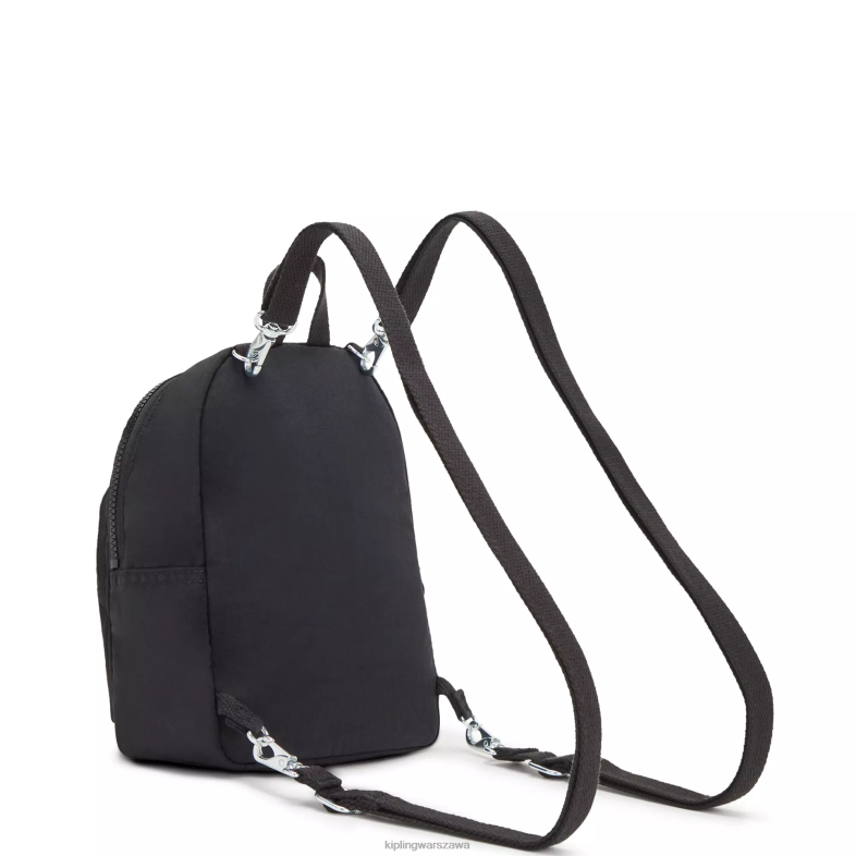 Kipling czarny noir dla obu płci Curtis Compact Convertible plecak PXR6L398