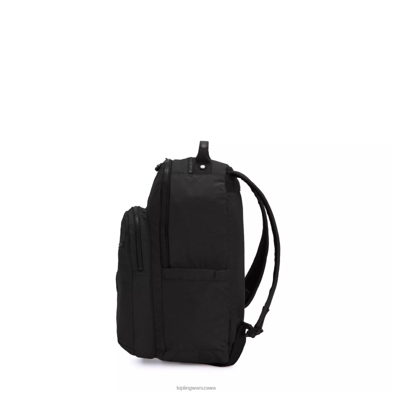 Kipling czarny noir dla obu płci Seoul mały plecak na tablet PXR6L420