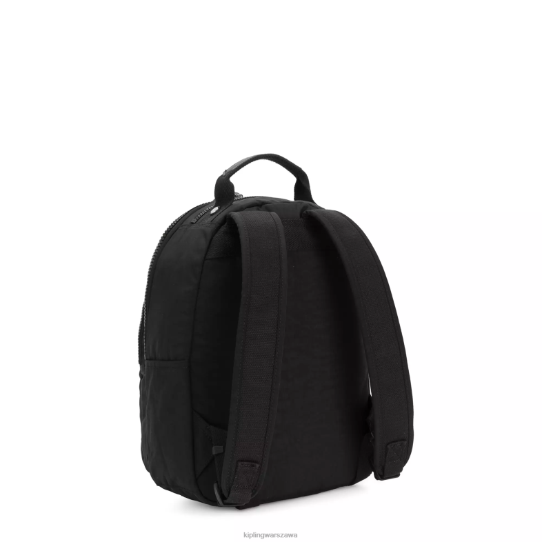 Kipling czarny noir dla obu płci Seoul mały plecak na tablet PXR6L420
