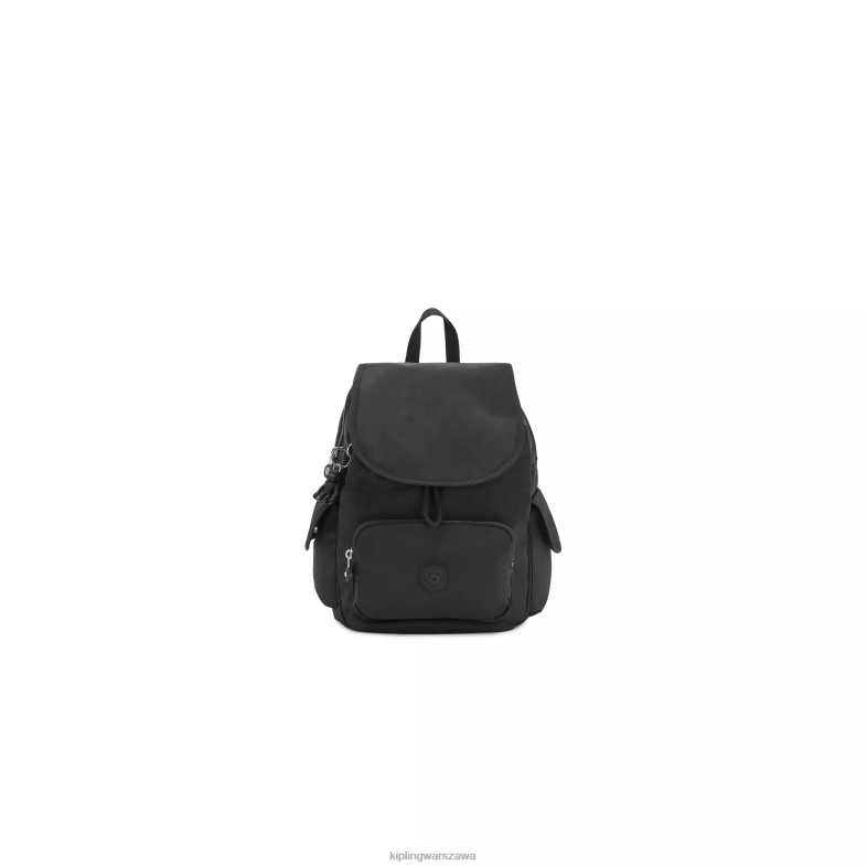 Kipling czarny noir dla obu płci mały plecak miejski PXR6L407