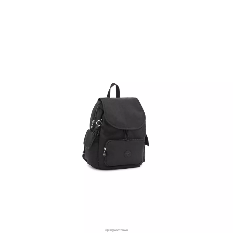 Kipling czarny noir dla obu płci mały plecak miejski PXR6L407