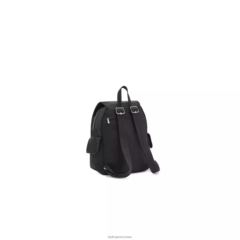 Kipling czarny noir dla obu płci mały plecak miejski PXR6L407