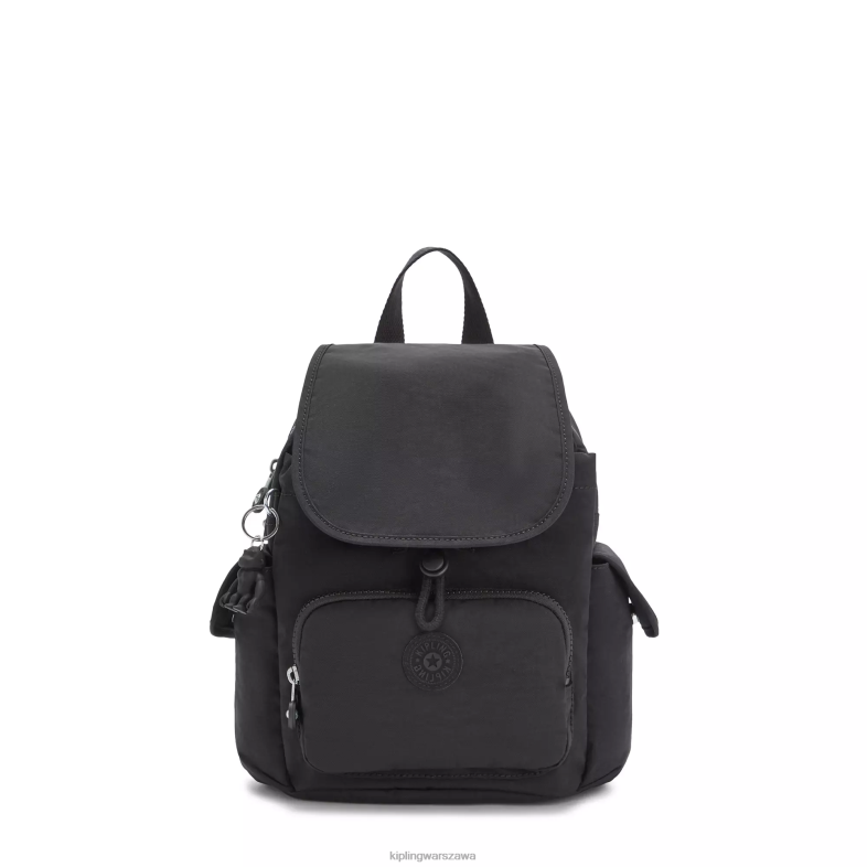 Kipling czarny noir dla obu płci miniplecak miejski PXR6L412