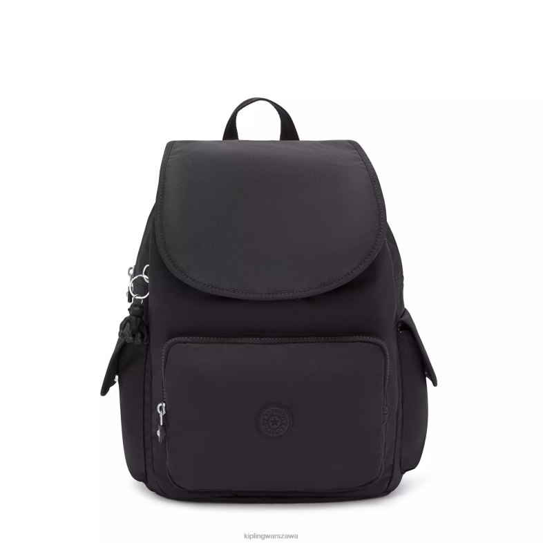 Kipling czarny noir dla obu płci plecak miejski PXR6L352