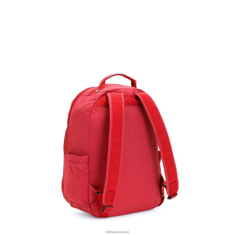 Kipling czerwony róż dla obu płci Seoul mały plecak na tablet PXR6L422