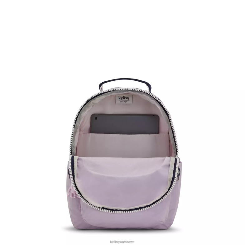 Kipling delikatny liliowy blok dla obu płci Seoul mały plecak na tablet PXR6L423