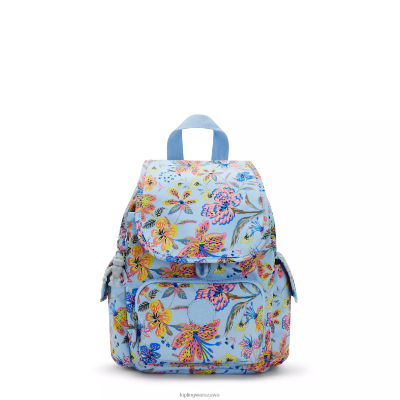 Kipling dzikie kwiaty dla obu płci plecak miejski z minidrukiem PXR6L499