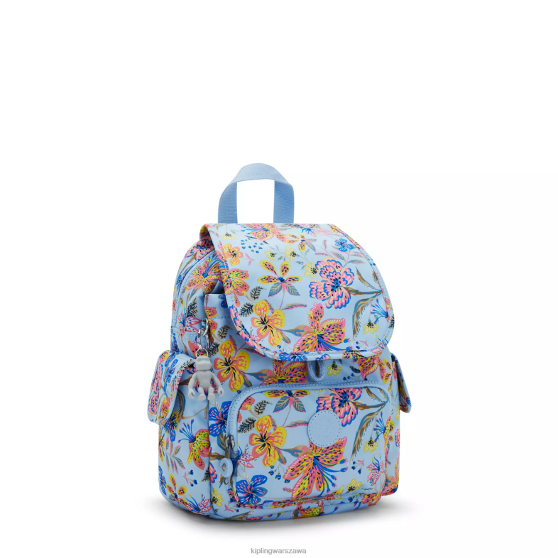Kipling dzikie kwiaty dla obu płci plecak miejski z minidrukiem PXR6L499