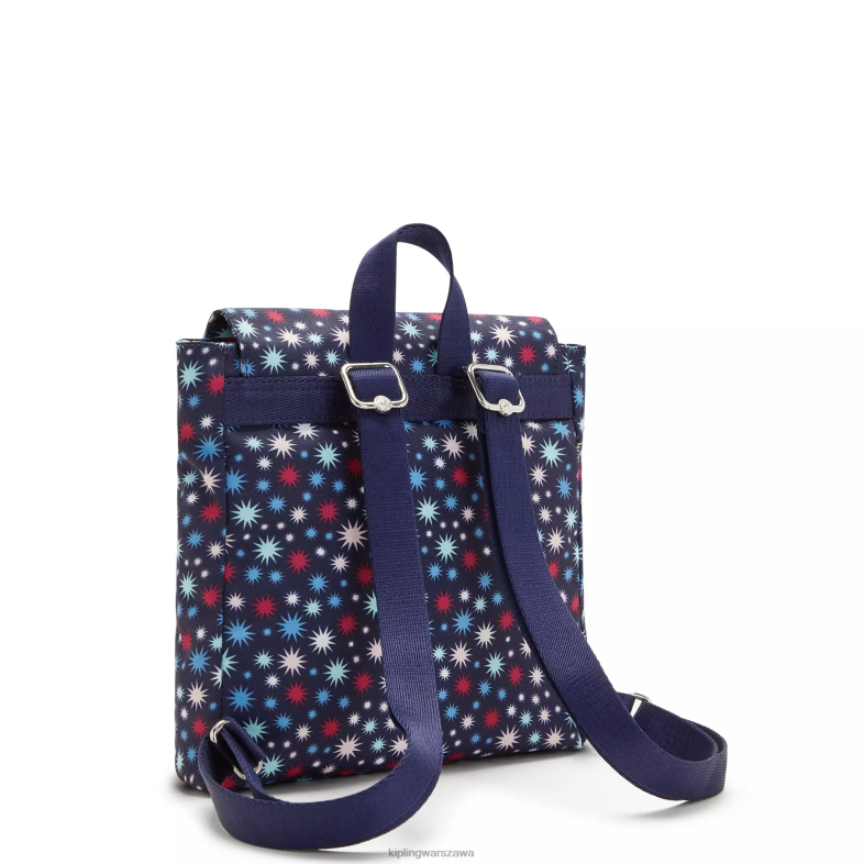 Kipling funkowe gwiazdki dla obu płci mały plecak z nadrukiem dannie PXR6L390