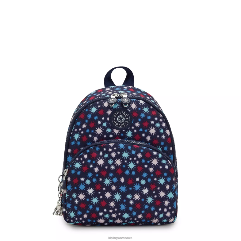 Kipling funkowe gwiazdki dla obu płci plecak paolasmall z nadrukiem PXR6L384