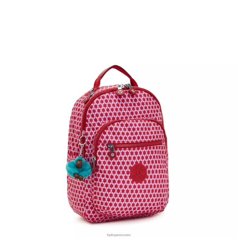 Kipling gwiaździsta kropka dla obu płci Seoul plecak na tablet z małym nadrukiem PXR6L347