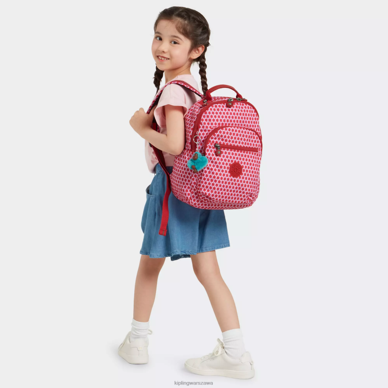 Kipling gwiaździsta kropka dla obu płci Seoul plecak na tablet z małym nadrukiem PXR6L347