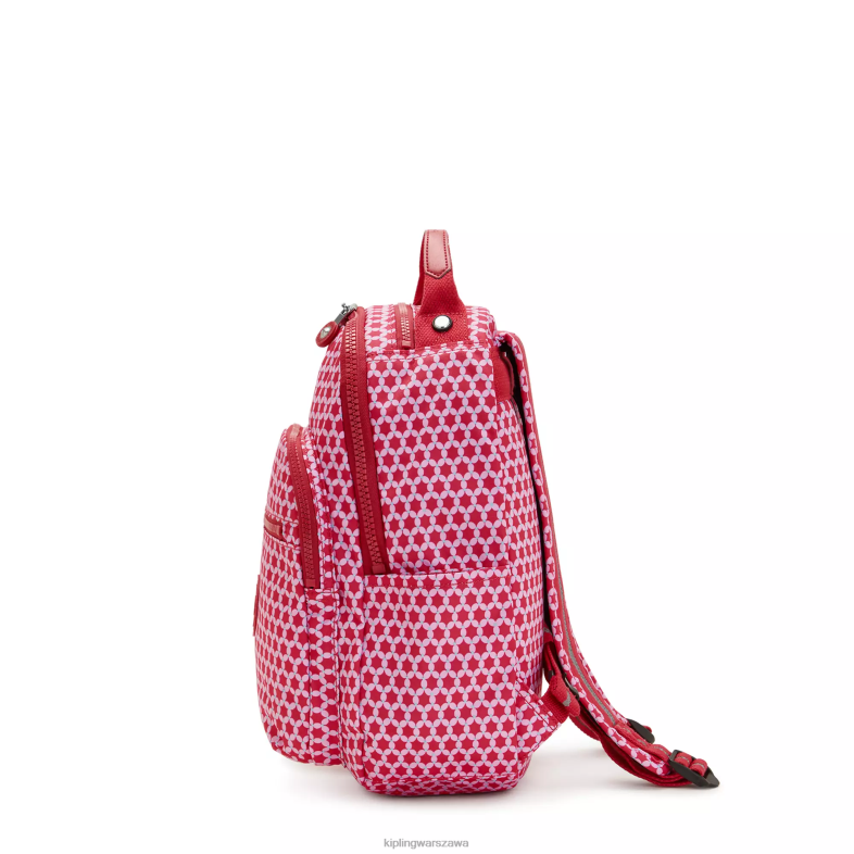 Kipling gwiaździsta kropka dla obu płci Seoul plecak na tablet z małym nadrukiem PXR6L347