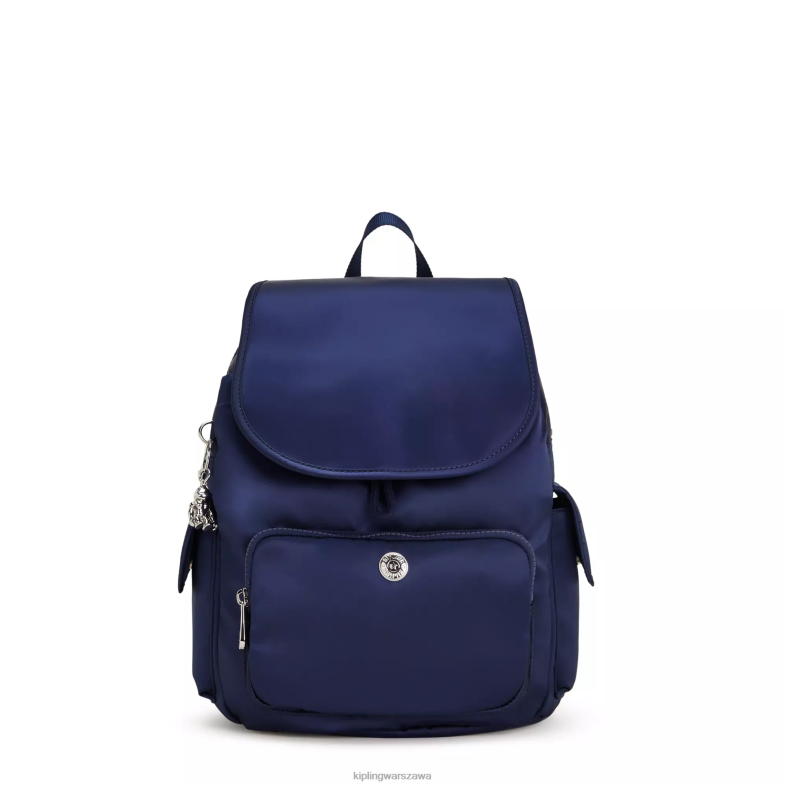 Kipling kosmiczny błękit dla obu płci mały plecak miejski PXR6L379