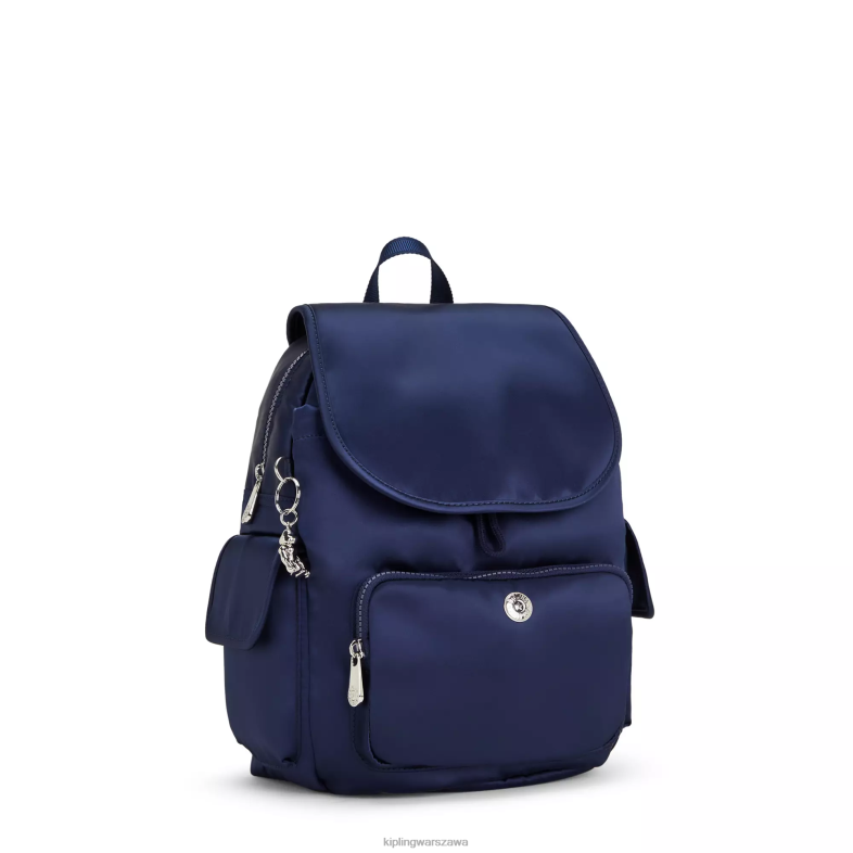 Kipling kosmiczny błękit dla obu płci mały plecak miejski PXR6L379