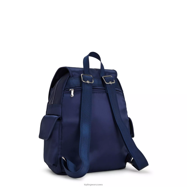 Kipling kosmiczny błękit dla obu płci mały plecak miejski PXR6L379