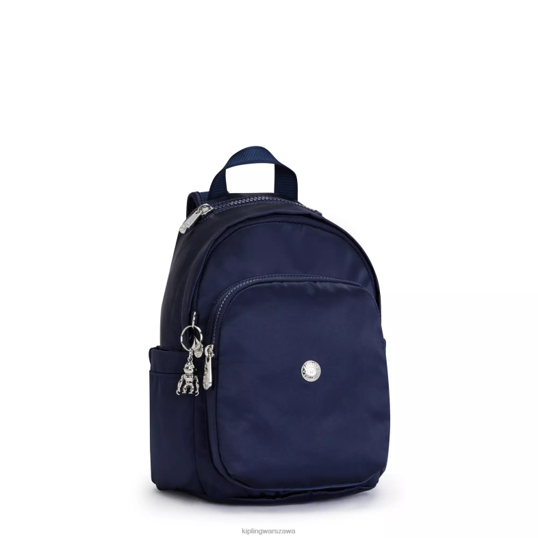 Kipling kosmiczny błękit dla obu płci mini plecak Delia PXR6L382