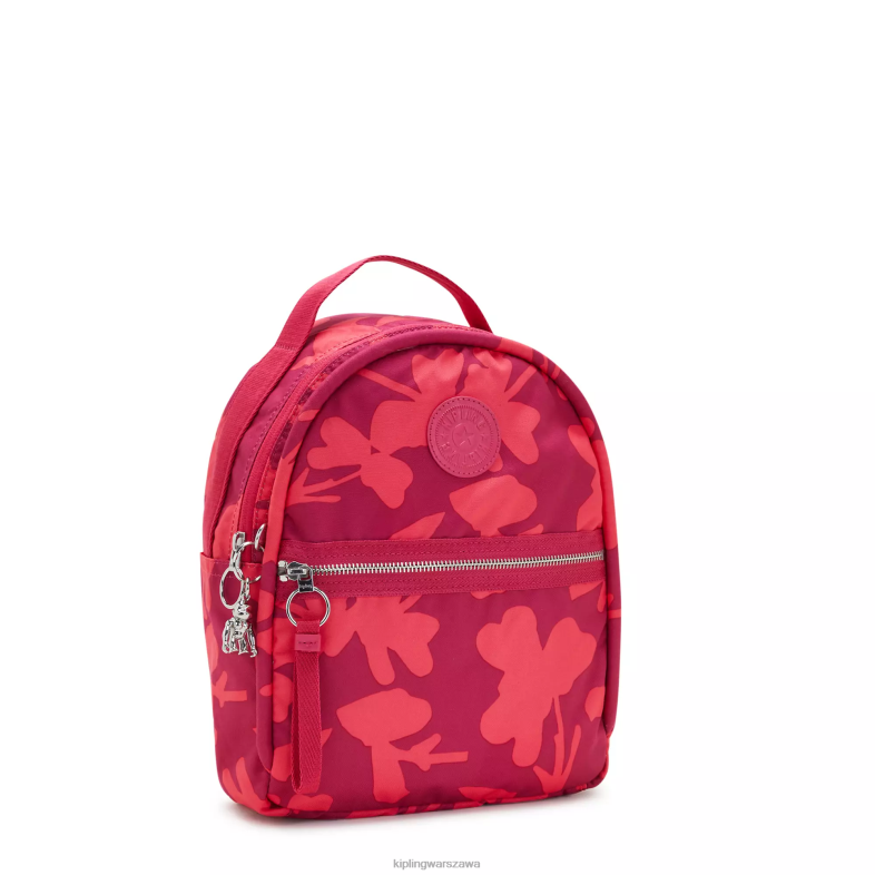 Kipling kwiaty koralowców dla obu płci kaeprinted plecak PXR6L376