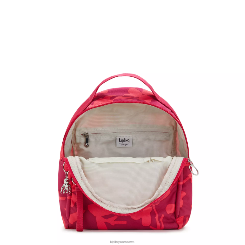 Kipling kwiaty koralowców dla obu płci kaeprinted plecak PXR6L376