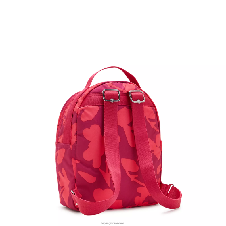 Kipling kwiaty koralowców dla obu płci kaeprinted plecak PXR6L376