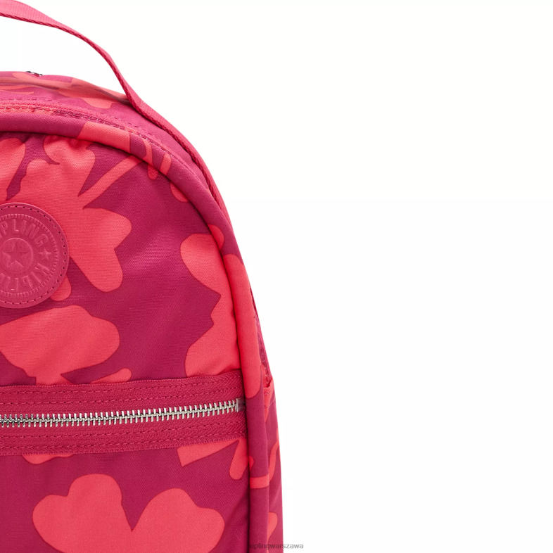 Kipling kwiaty koralowców dla obu płci kaeprinted plecak PXR6L376