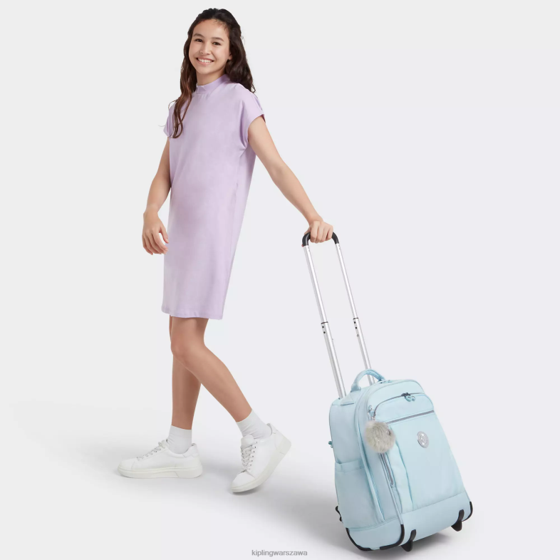 Kipling ślubny niebieski dla obu płci gazelarge plecak na kółkach PXR6L494