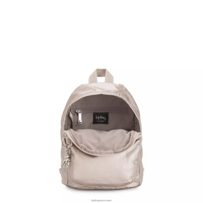 Kipling metaliczny blask dla obu płci Delia Compactmetaliczny składany plecak PXR6L404