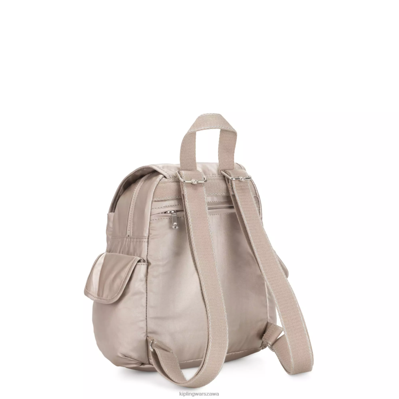 Kipling metaliczny blask dla obu płci minimetaliczny plecak miejski PXR6L389