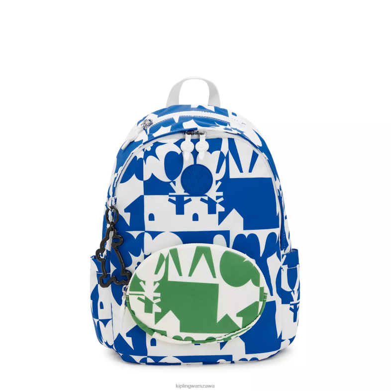 Kipling minju multi print dla obu płci Deliaminju kim plecak PXR6L337
