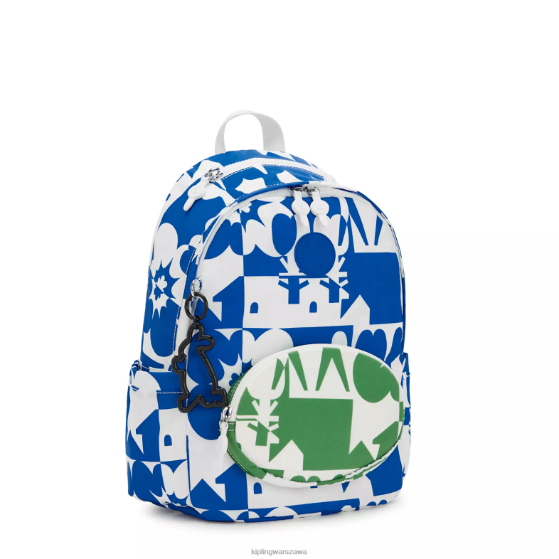 Kipling minju multi print dla obu płci Deliaminju kim plecak PXR6L337