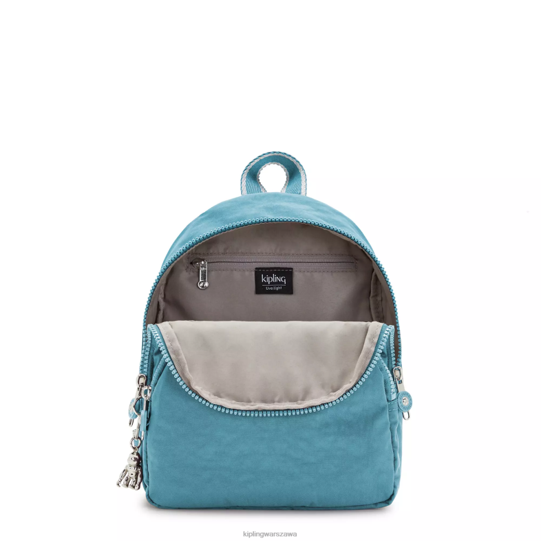 Kipling morska turkusowa dla obu płci paolasmall plecak PXR6L383