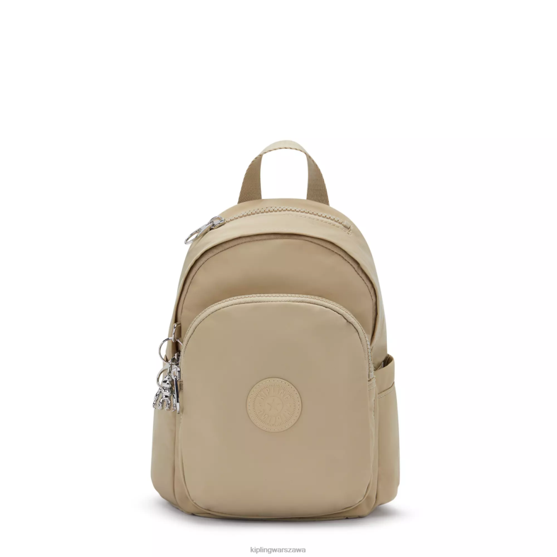 Kipling naturalny beżowy dla obu płci mini plecak Delia PXR6L368