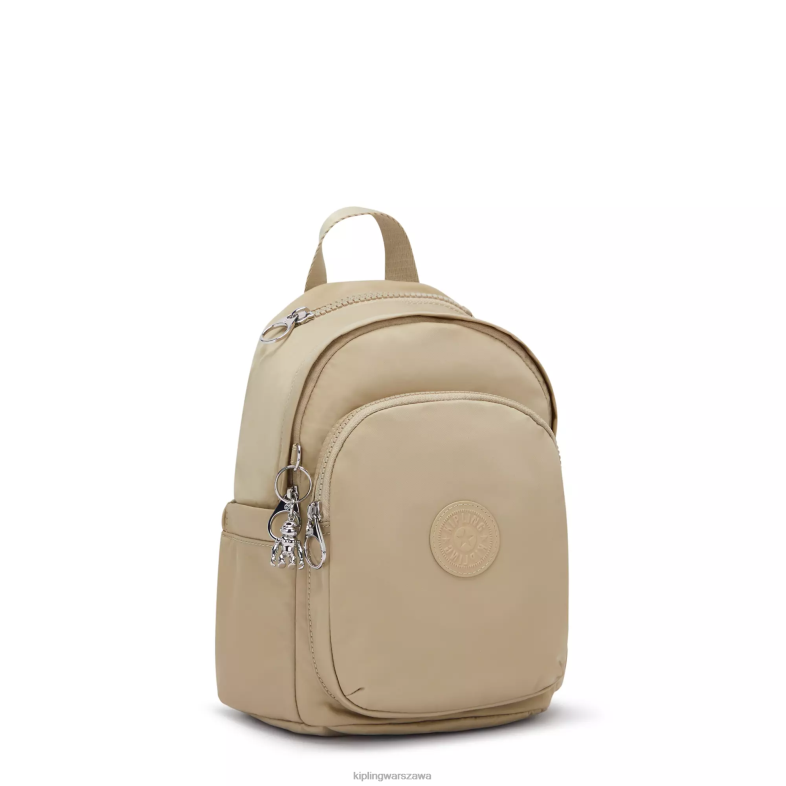 Kipling naturalny beżowy dla obu płci mini plecak Delia PXR6L368