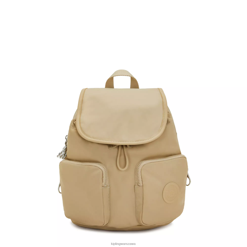 Kipling naturalny beżowy dla obu płci nowy plecak miejski PXR6L360