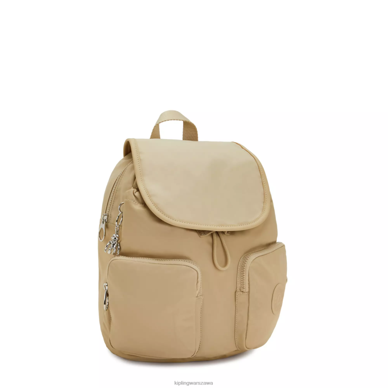 Kipling naturalny beżowy dla obu płci nowy plecak miejski PXR6L360