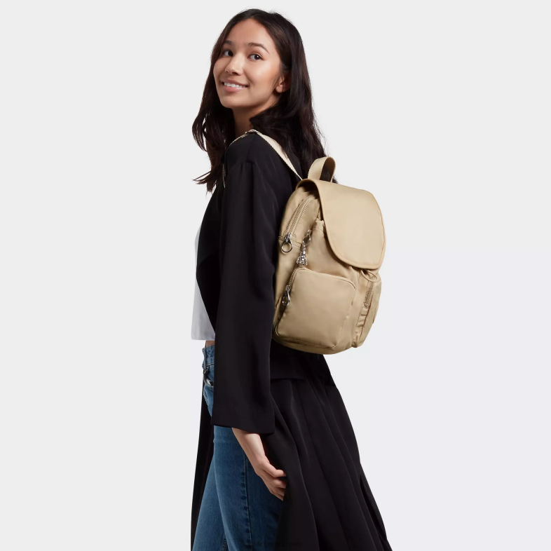 Kipling naturalny beżowy dla obu płci nowy plecak miejski PXR6L360