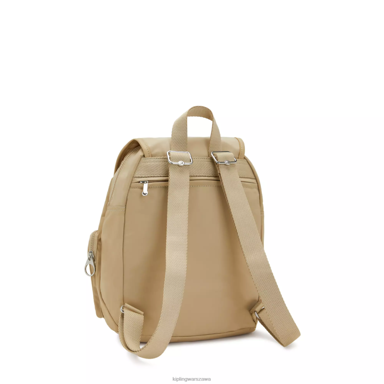 Kipling naturalny beżowy dla obu płci nowy plecak miejski PXR6L360