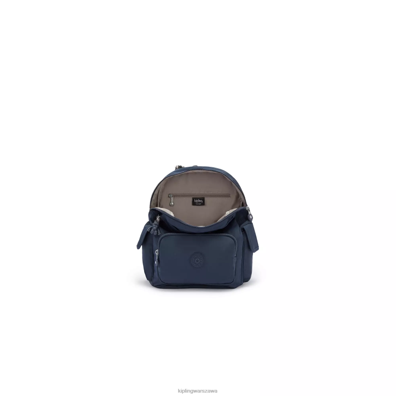 Kipling niebieski niebieski dla obu płci mały plecak miejski PXR6L408