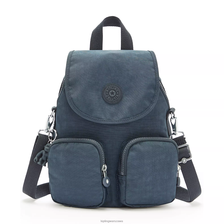 Kipling niebieski niebieski dla obu płci składany plecak firefly PXR6L403