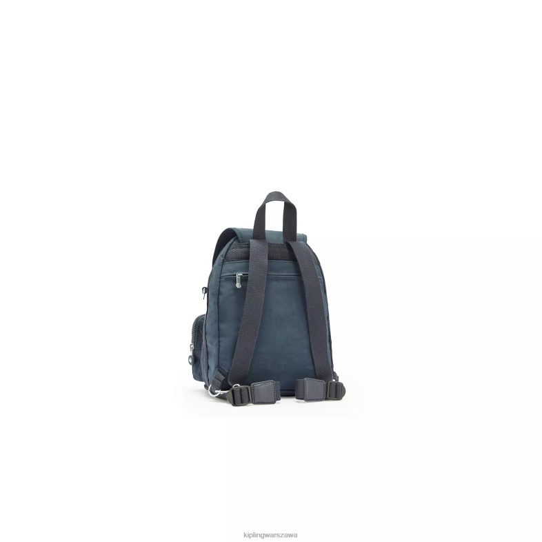 Kipling niebieski niebieski dla obu płci składany plecak firefly PXR6L403